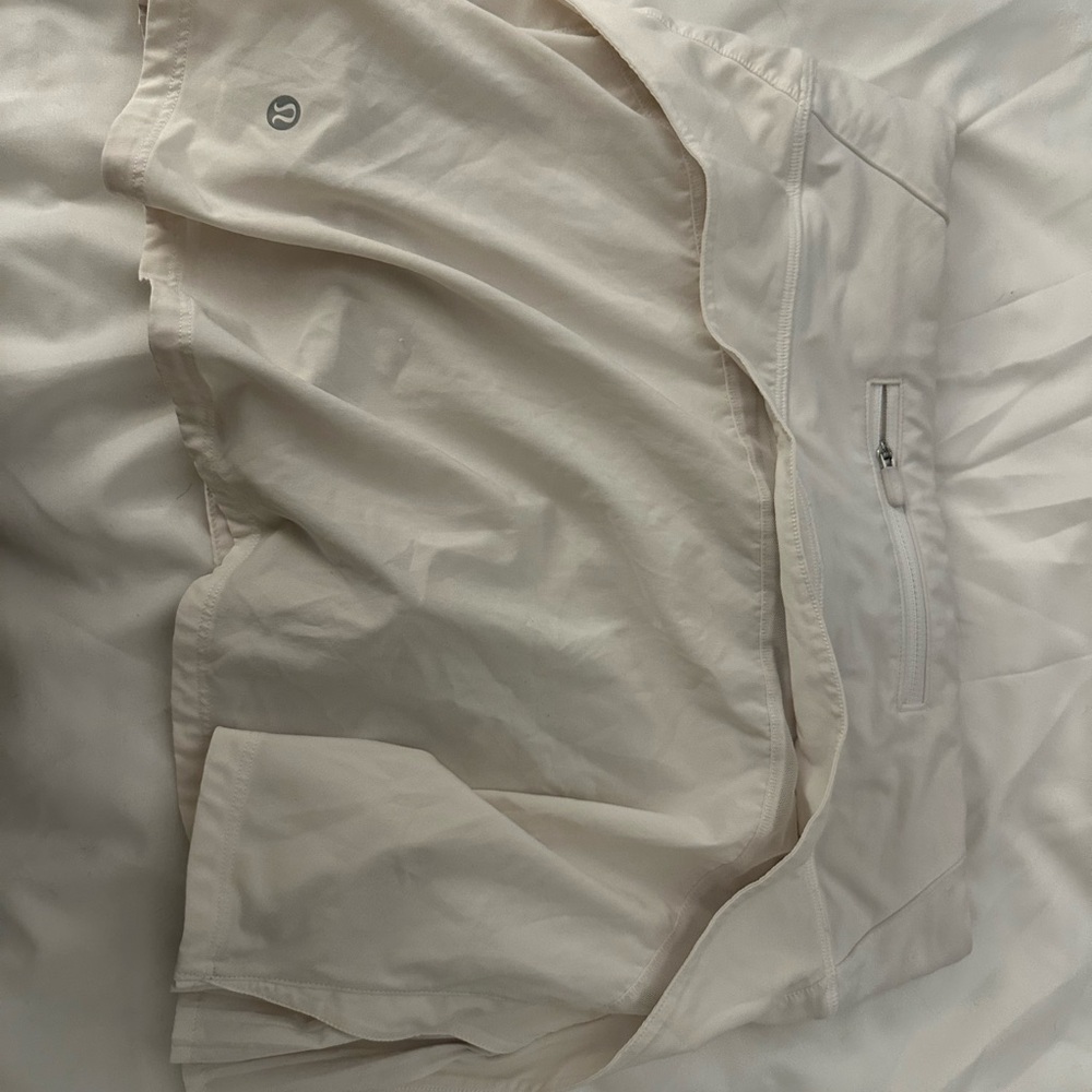 White Lululemon Athletic Skirt